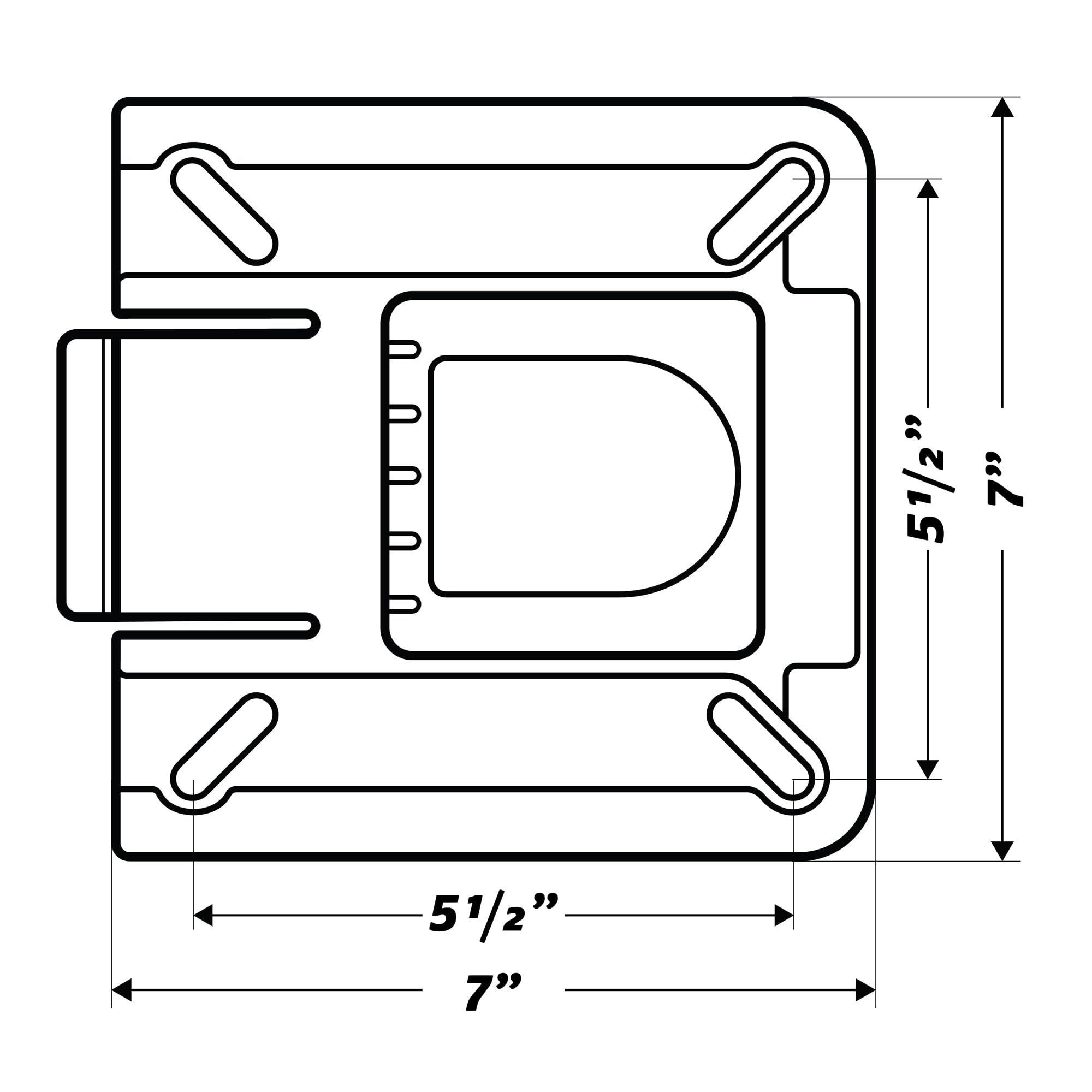 8WD7SQR Wise Boat Seat Quick Release Mounting Bracket with 7" Boat Seat Swivel Combo