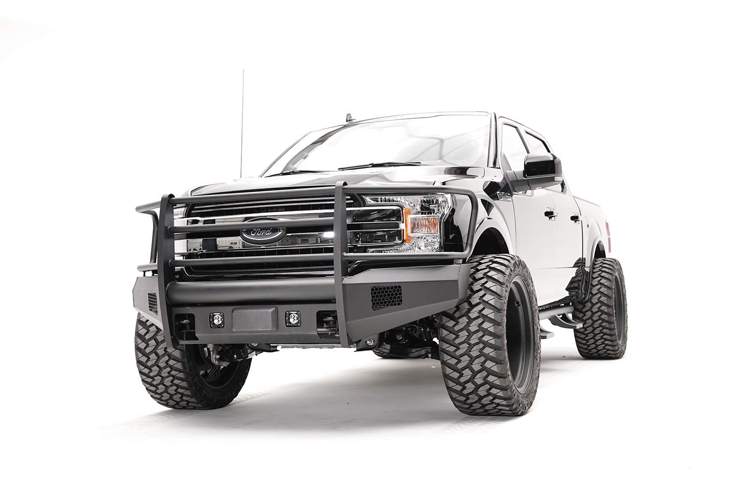 F150 Raptor 18-C Adaptive Cruise Control Relocation Brckt Blck Steel Elite Bumper