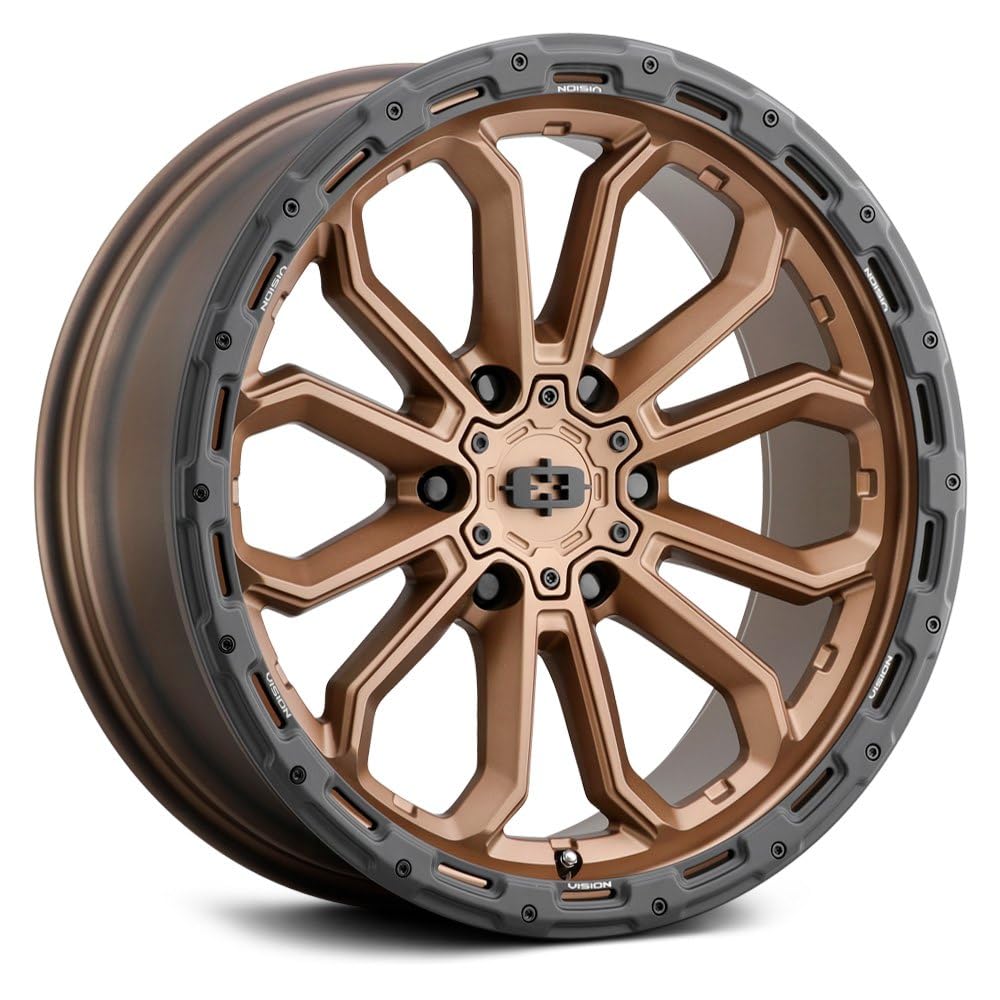 18x9 Vision 405 Korupt -12mm Bronze Wheel Rim 18" Inch