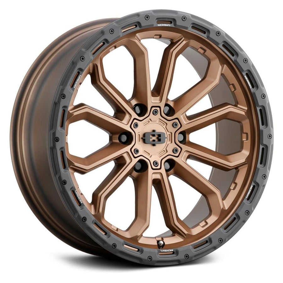 405 Vision Korupt 17x9 6x5.5" -12mm Bronze Wheel Rim 17" Inch