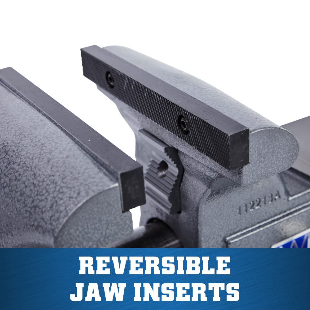 Tradesman Wilton Bench Vise, 8" Jaw Width, 6-3/4" Max Jaw Opening, 4-3/4" Throat (Model 1780A)