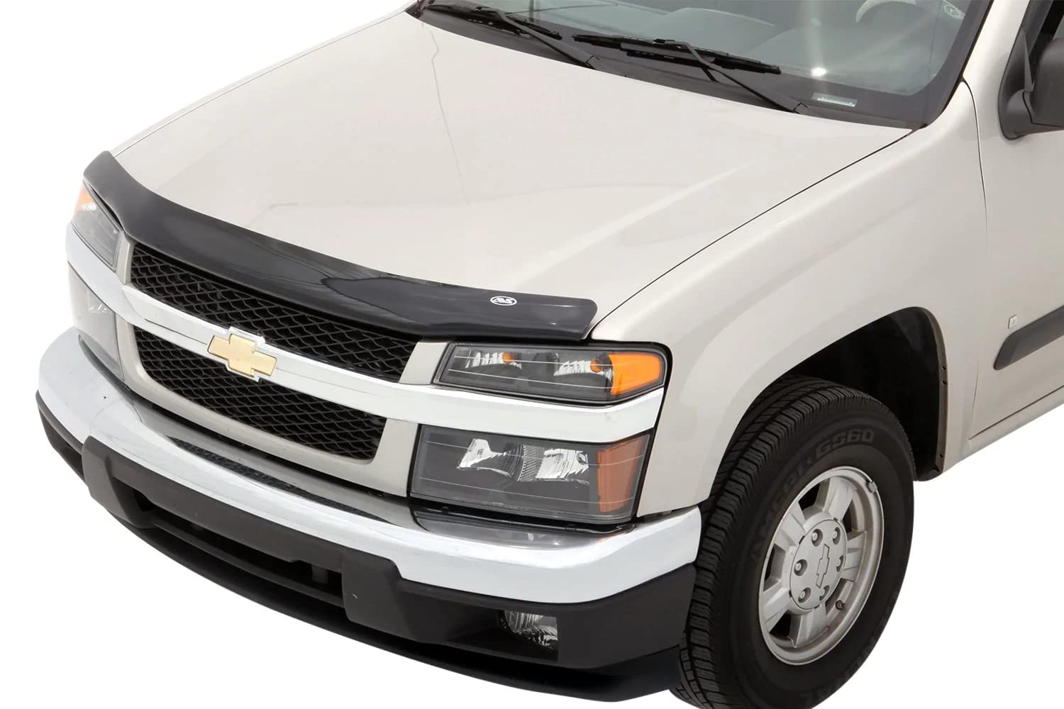 Bugflector Hood Shield / Protector Auto Ventshade [AVS] | Fits 2019 - 2025 GMC Sierra 1500 | High Profile Bug Deflector - 1 pc., Dark Smoke | 23959