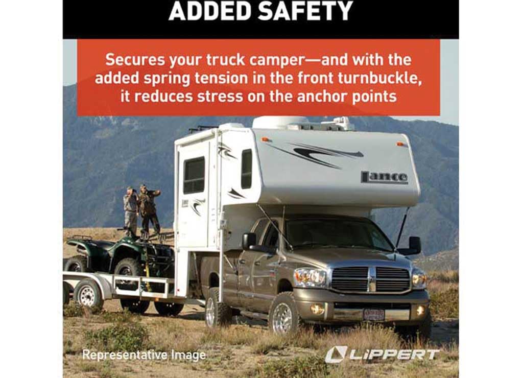 HappiJac Replacement Qwik-Load Turnbuckles for Truck Camper Tie Down