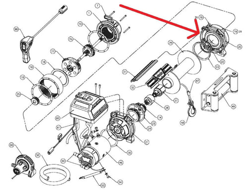 Drum End Support Warn 79597