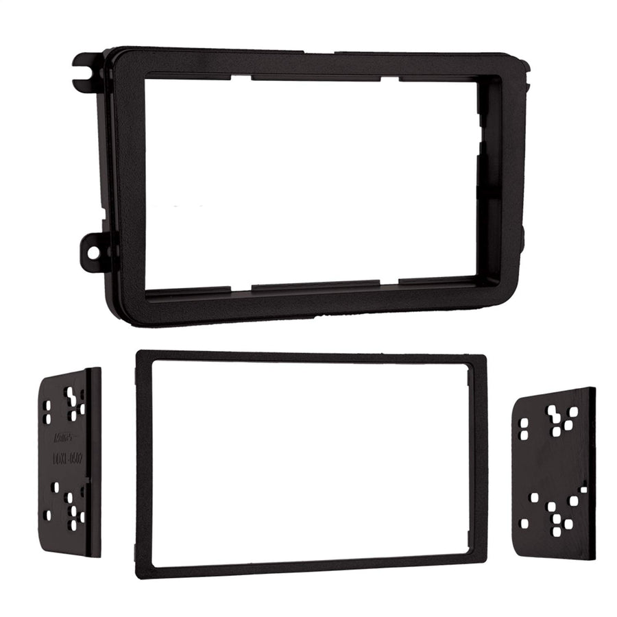 Double DIN Mount Kit Metra95-9011B for 2005-Up Volkswagen Vehicles, (Matte Black)