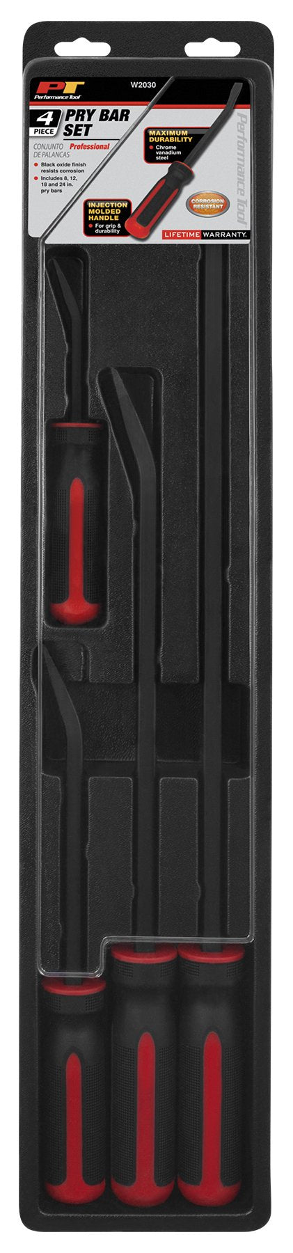 W2030 Performance Tool Professional Pry Bar Set, 4-Piece