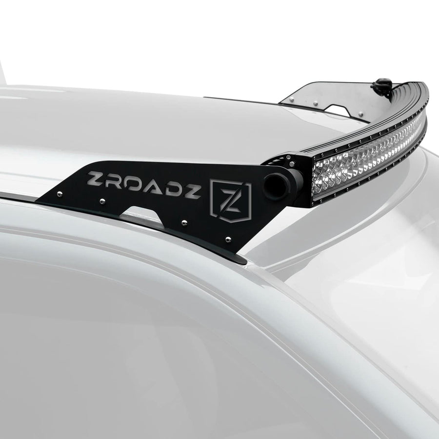 ZROADZ LED Bar Front Roof Mounted Kit - Compatible w/ 2019-2022 Dodge Ram 1500 Complete Kit with Mounting Brackets, 50 Inch Curved Light bar & Wiring Harness- PN #Z334571-KIT-C