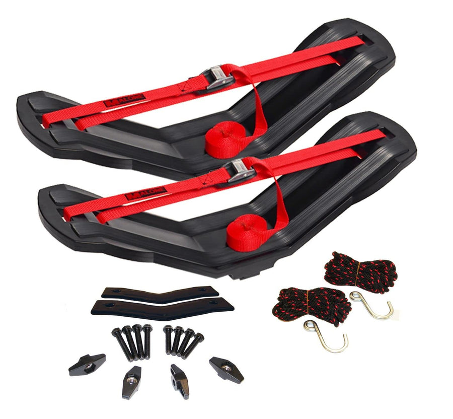 Malone SeaWing Universal Car Rack Saddle Style Kayak Carrier with Bow and Stern Lines