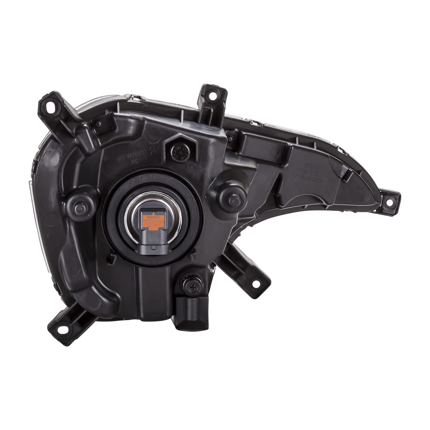 Left TYC Fog Light Assembly Compatible with 2013-2016 Hyundai Santa Fe