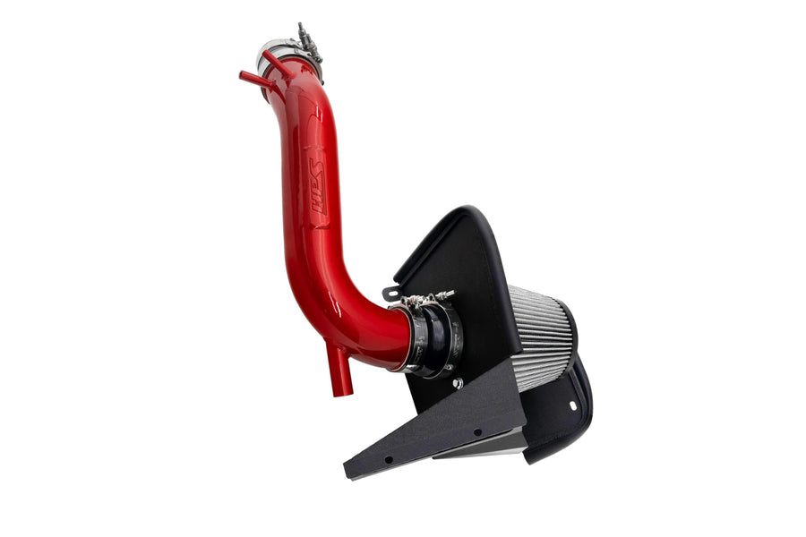 HPS Red Air Intake Kit Cool Ram with Heat Shield Compatible for 2019-2022 Hyundai Veloster N 2.0L Turbo, 827-713R