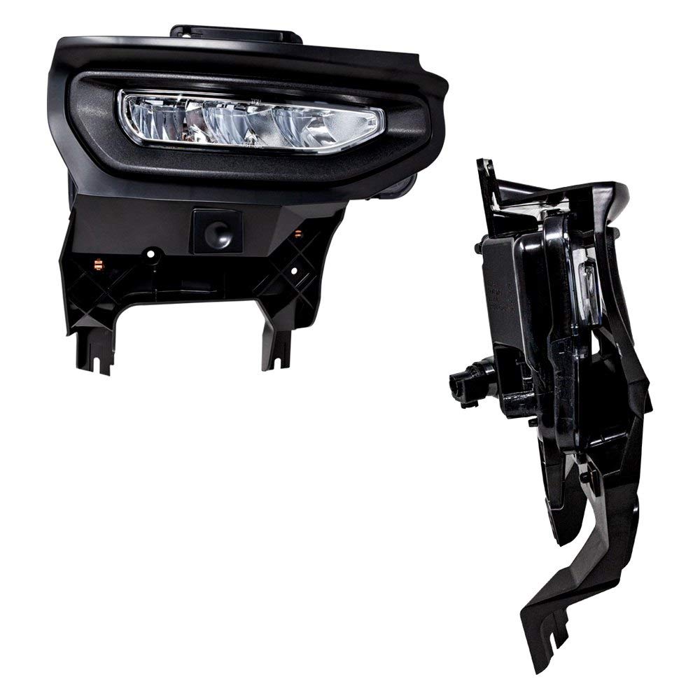 Gmc Sierra 2016-17 Winjet CFWJ-0589D-C Led Fog Light - Clear (Wiring Kit And Bezal Are Included)