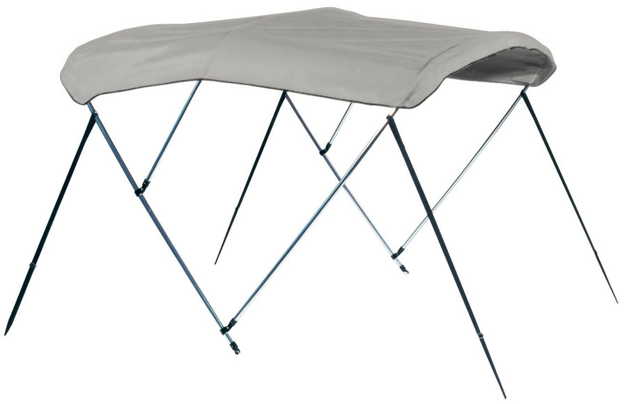 Carver 3-Bow A5469TB-10 Bimini Top with Boot, Gray 54" x 6' x 67-72"