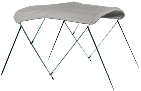 Carver 3-Bow A5469TB-10 Bimini Top with Boot, Gray 54" x 6' x 67-72"