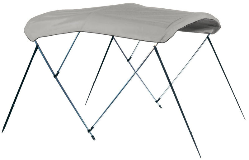 Carver 3-Bow A5469TB-10 Bimini Top with Boot, Gray 54" x 6' x 67-72"