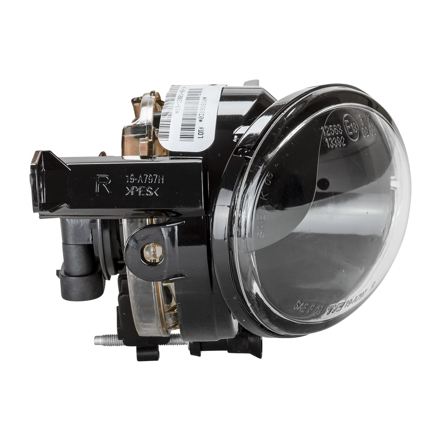 Right TYC Fog Light Assembly Compatible with 2010-2014 Volkswagen Jetta