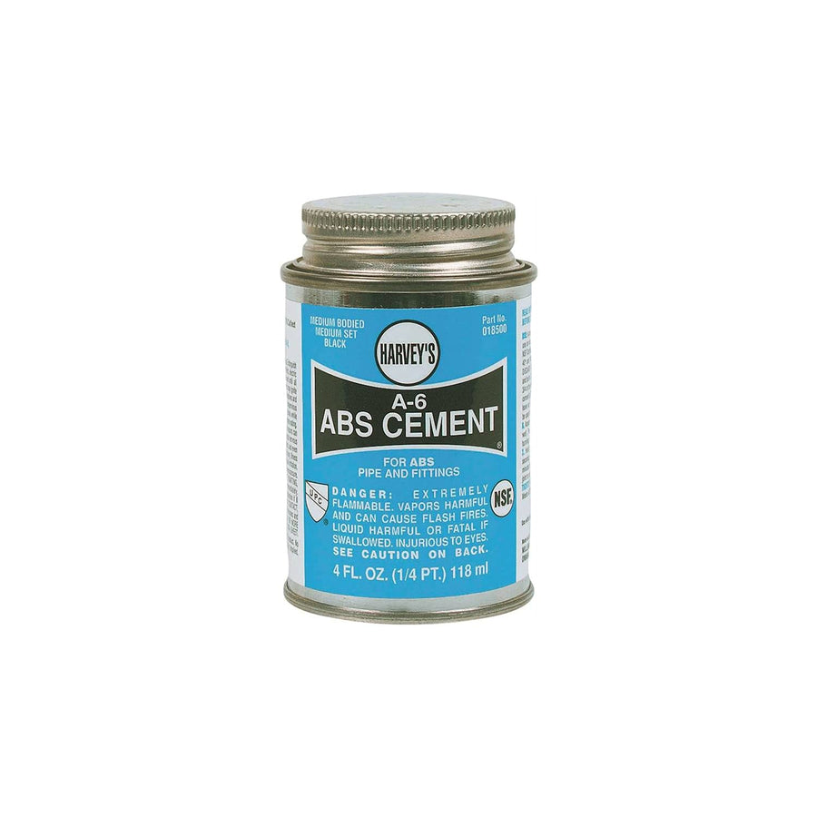 018500-24 WM Harvey Cement Abs Blk 1/4Pt