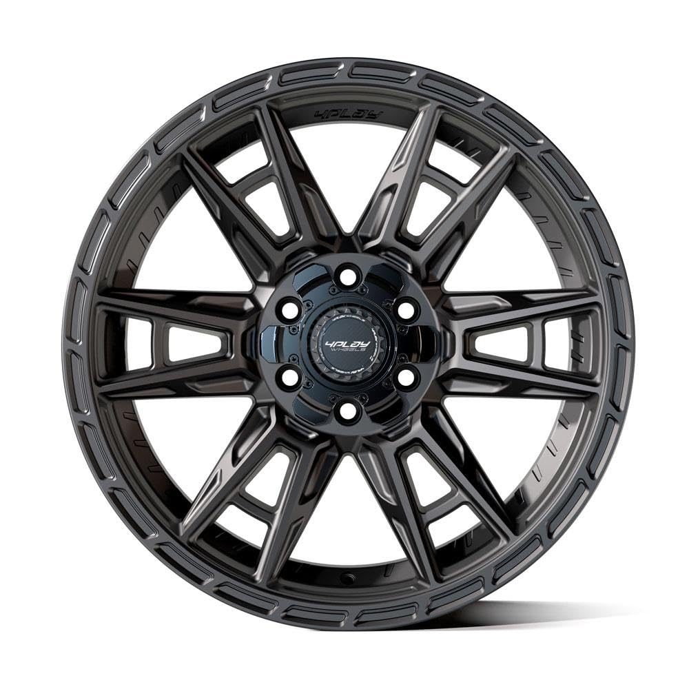 4PLAY 18 Inch Wheels 4PS20 Rim Fits 5x112 & 5x114.3 Satin Black (1)