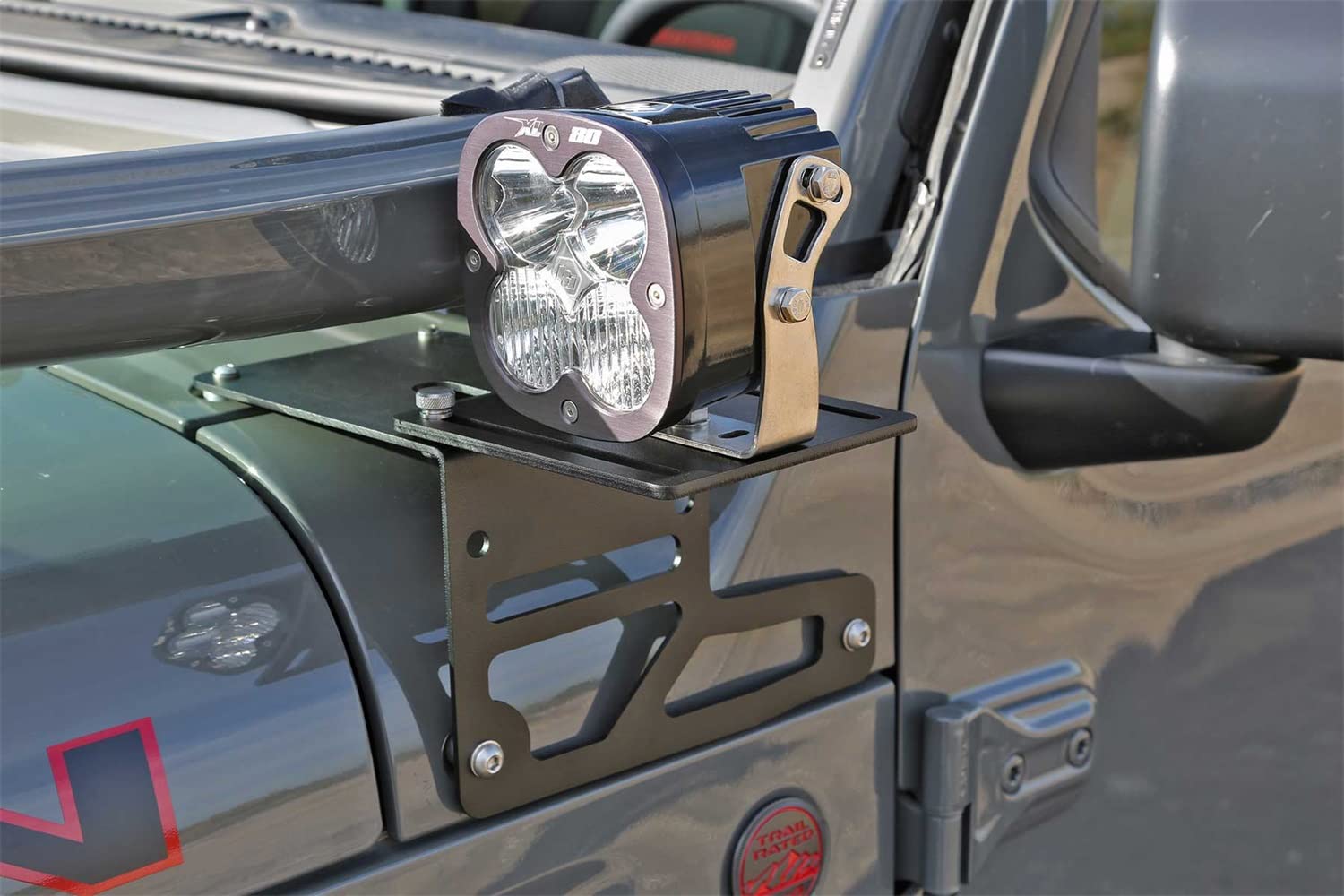 Light Bracket Kit Fabtech FTS24270 Fits Jeep Wrangler