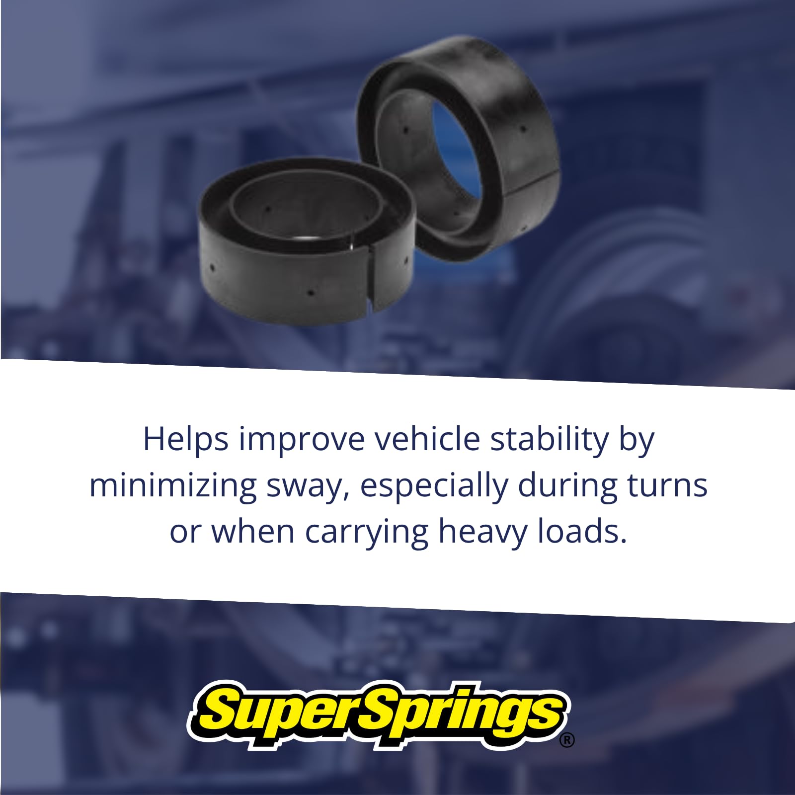 CSS-1094 SuperSprings | SumoSprings Coil for various applications | 0.94 inch inner wall height, Black