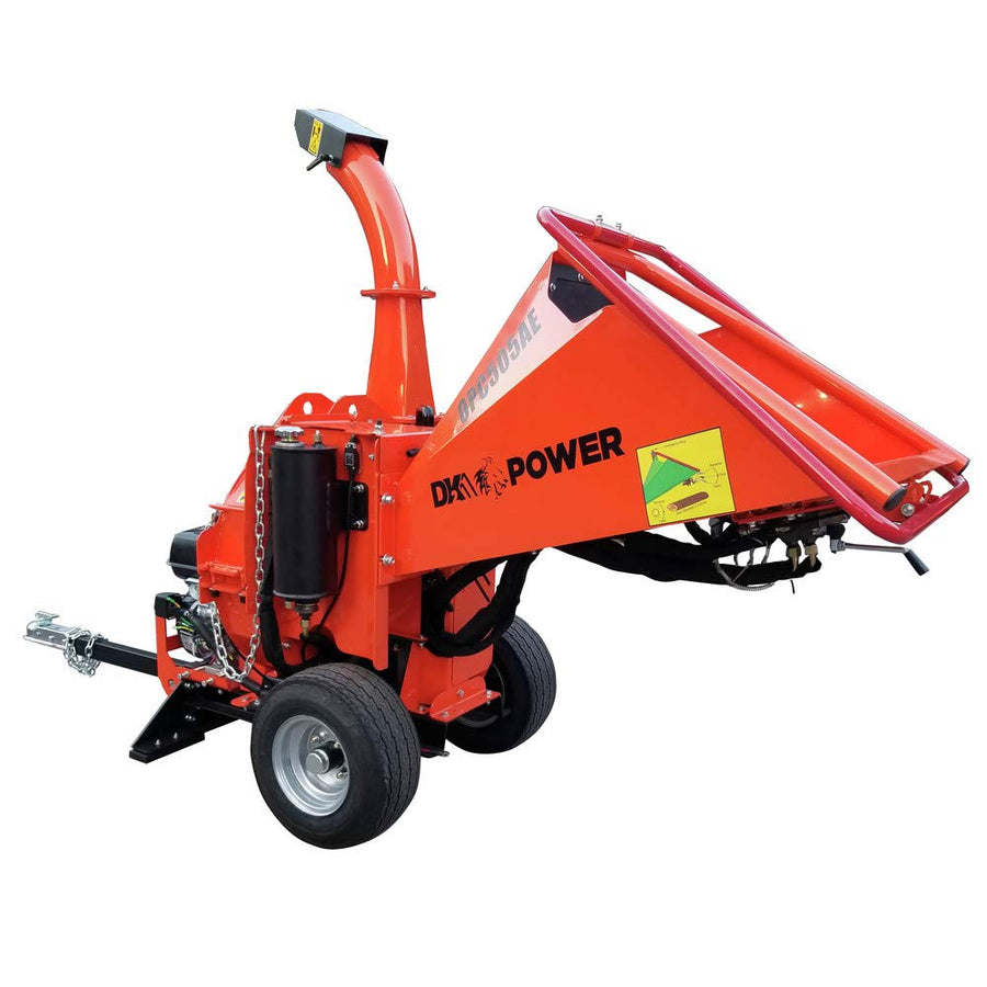 14 HP DK2 5-Inch 429 cc Hydraulic Auto-Feed Chipper Shredder with Electric Start