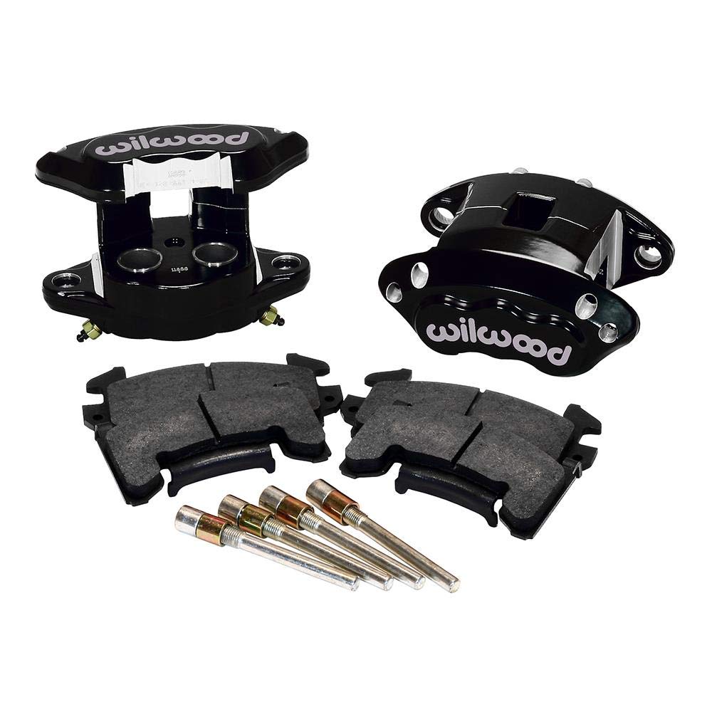 WILWOOD D154 140-12102-BK Rear Caliper Kit - Black 1.12 / 1.12" Piston,0.81" Rotor