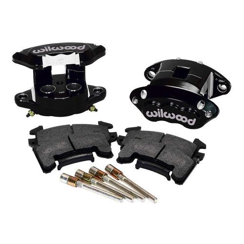 WILWOOD D154 140-12102-BK Rear Caliper Kit - Black 1.12 / 1.12" Piston,0.81" Rotor