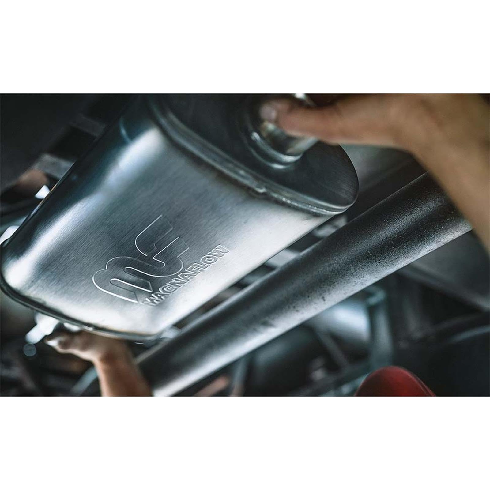 Magnaflow Exhaust Products 10784 MagnaFlow 2.5" Inlet/Outlet Dual/Single Exhaust Cut-Out Pipe