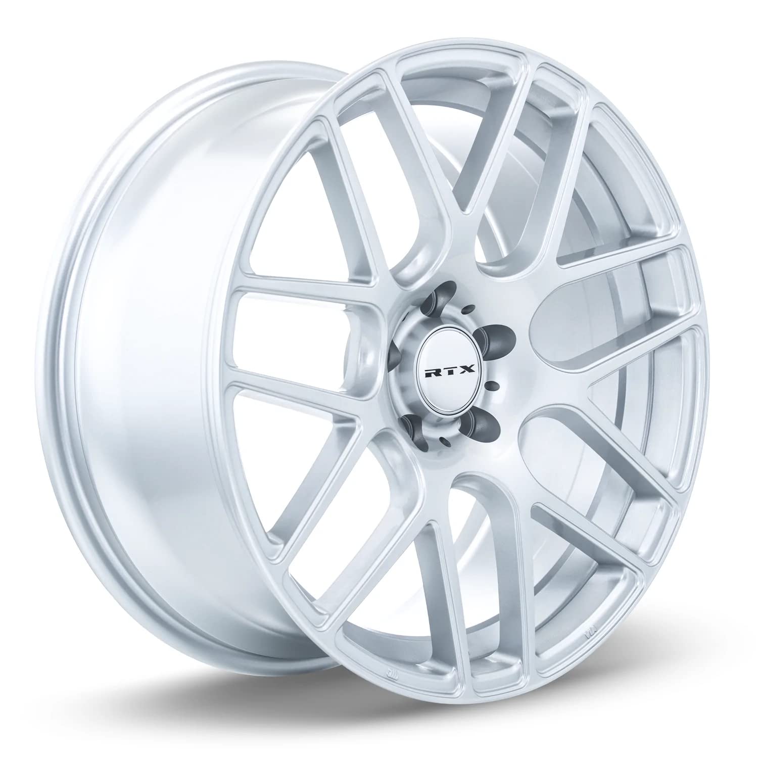 Custom RTX Wheel - 17x7.5, 38 Offset, 5x114.3 Bolt Pattern, 73.1mm Hub - Silver Rim