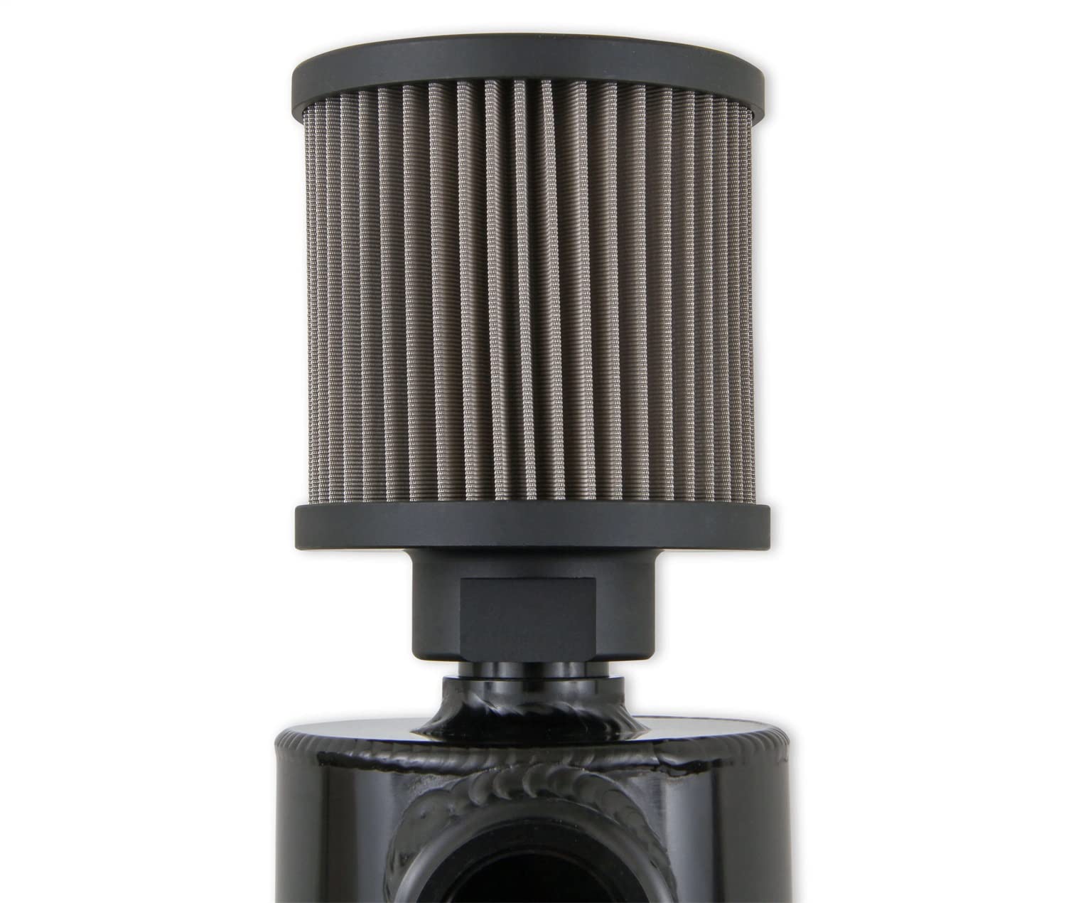 12An Female Port, Earl's S.S. Mesh Filter, Blk