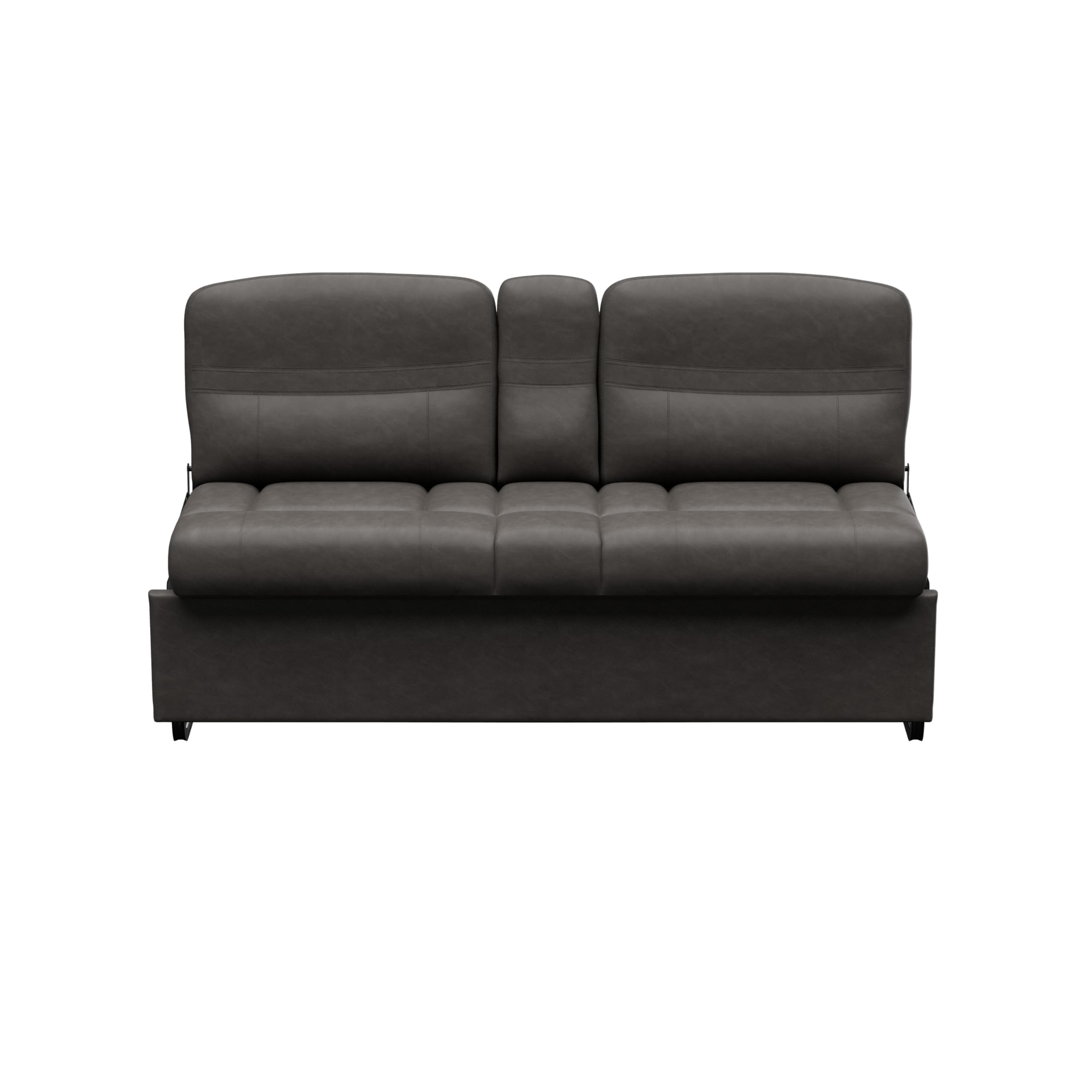 62" Thomas Payne Signature McCoy RV Jackknife Sleeper Sofa with Matching Kickboard, Easy Transition, High-Density Foam Cushioning, Fold-Down Center, Dual Cupholders - 2024044392