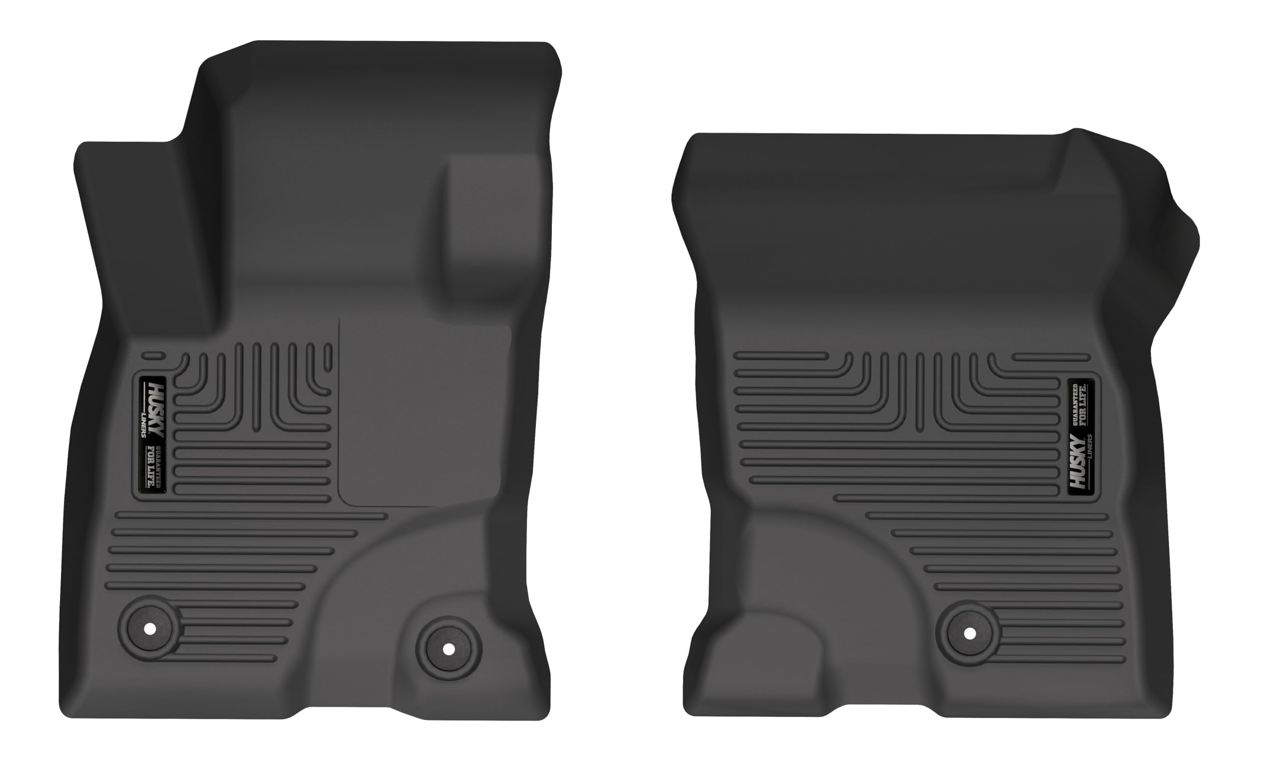 Weatherbeater Husky Liners Floor Mats | Fits 2022-2025 Ford Escape (Hybrid) | Front Row, 1-pc Black - 15961