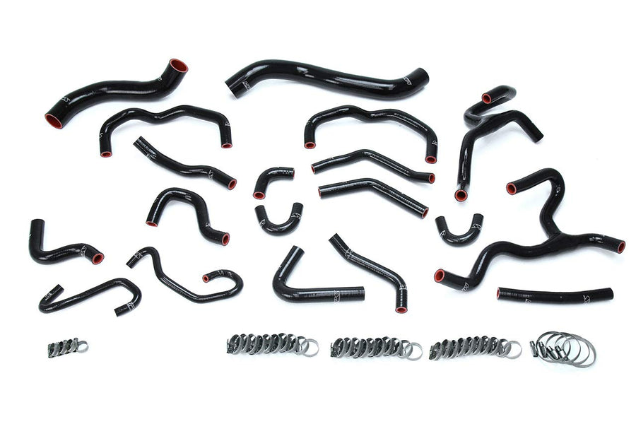 Silicone HPS 57-1709-BLK Radiator + Heater Hose Kit Coolant, Black