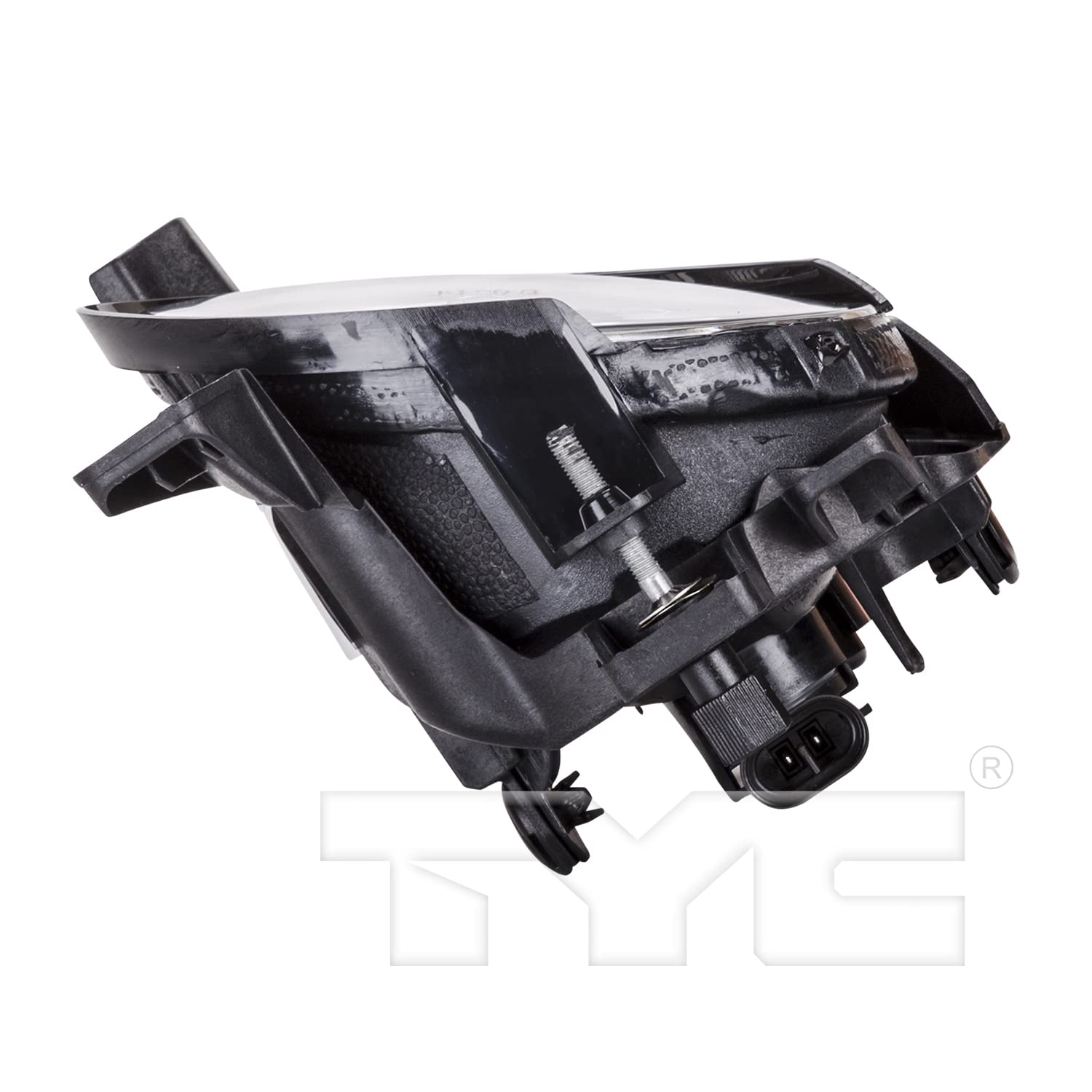 Left TYC Fog Light Assembly Compatible with 2010-2012 Hyundai Santa Fe