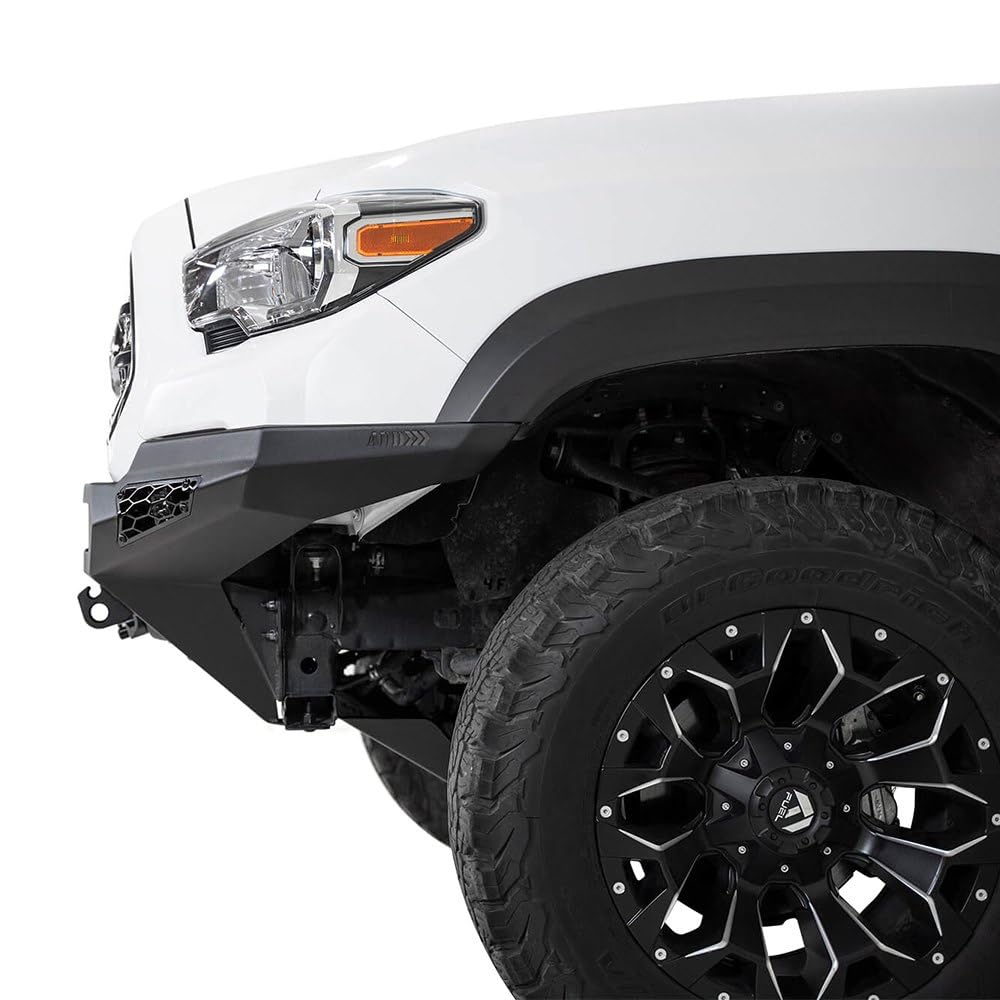 Toyota Tacoma Front Replacement Bumper fits Addictive Desert Designs F681202200103, Black