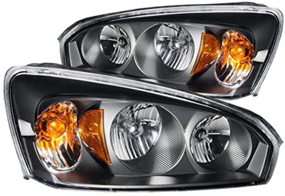 Crystal ANZO USA Headlight Set-Black 121221
