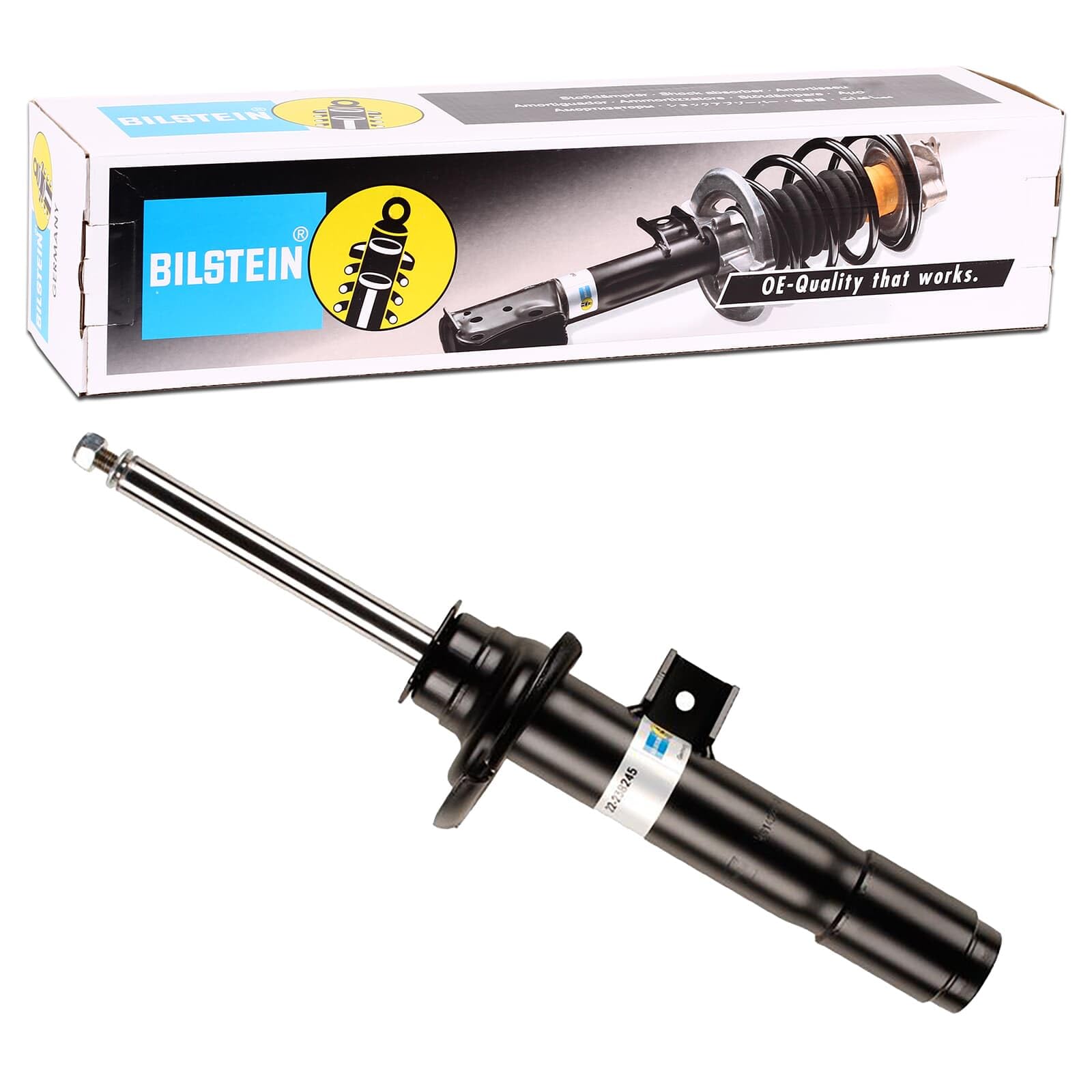 22-238245 Bilstein Strut Assembly (B4 OE Replacement 2014+ BMW 2-Series (F22/23) XDrive Front Left Twin Tube), 1 Pack