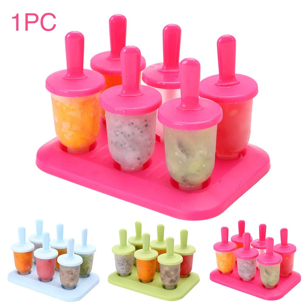 Ice Pop Maker Ice Bar Maker Ice Pop Mold Plastic Popsicle Mold, Kids Ice Cream Tray Holder Lolly Pop, DIY Ice Cream Pop Molds Handmade for Kids, Kids, Adults