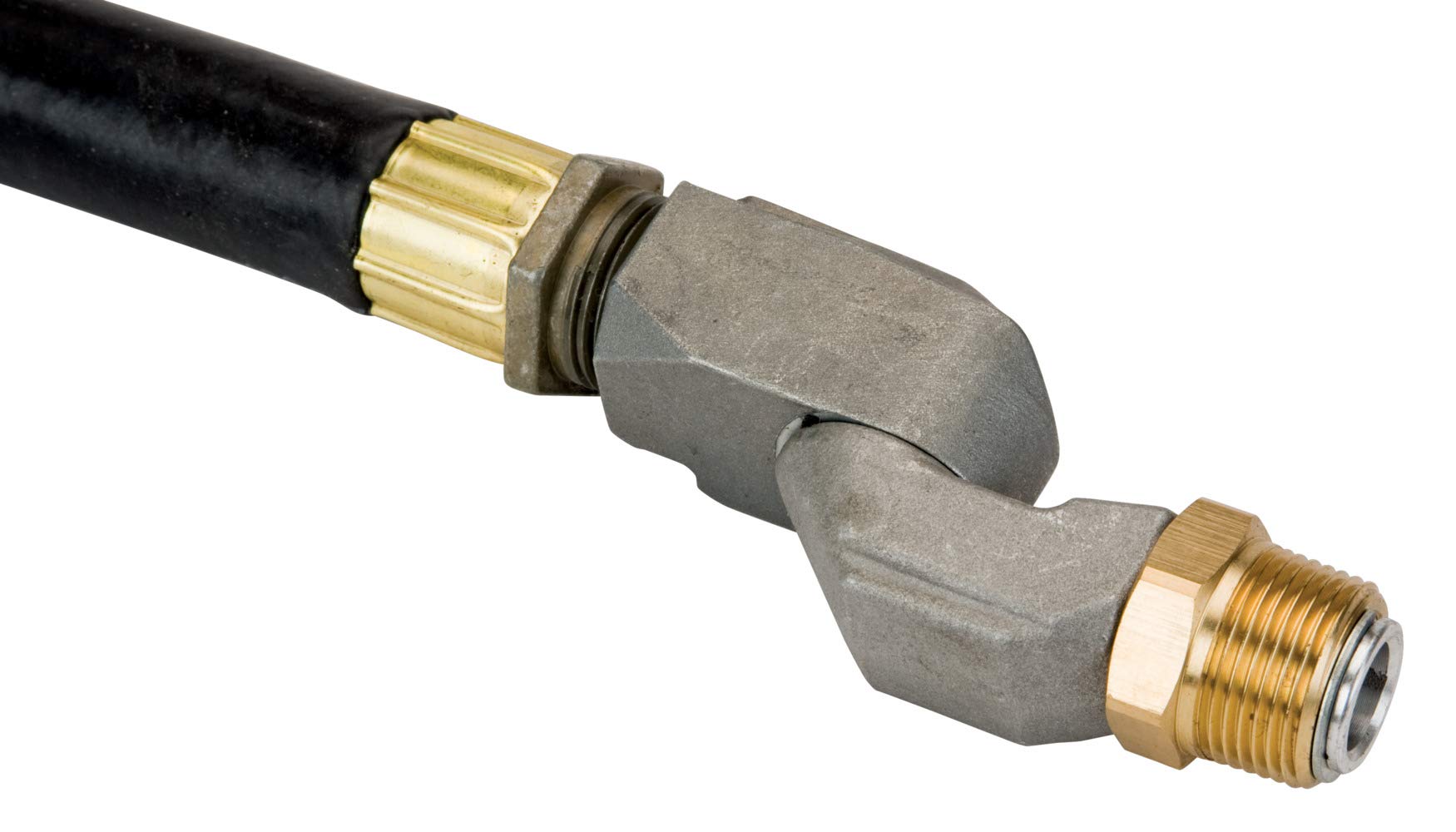 GPI Fuel Hose Multi-Plane Swivel, NPT, ¾”M X ¾”F (GPI Genuine Accessory 150400-02)