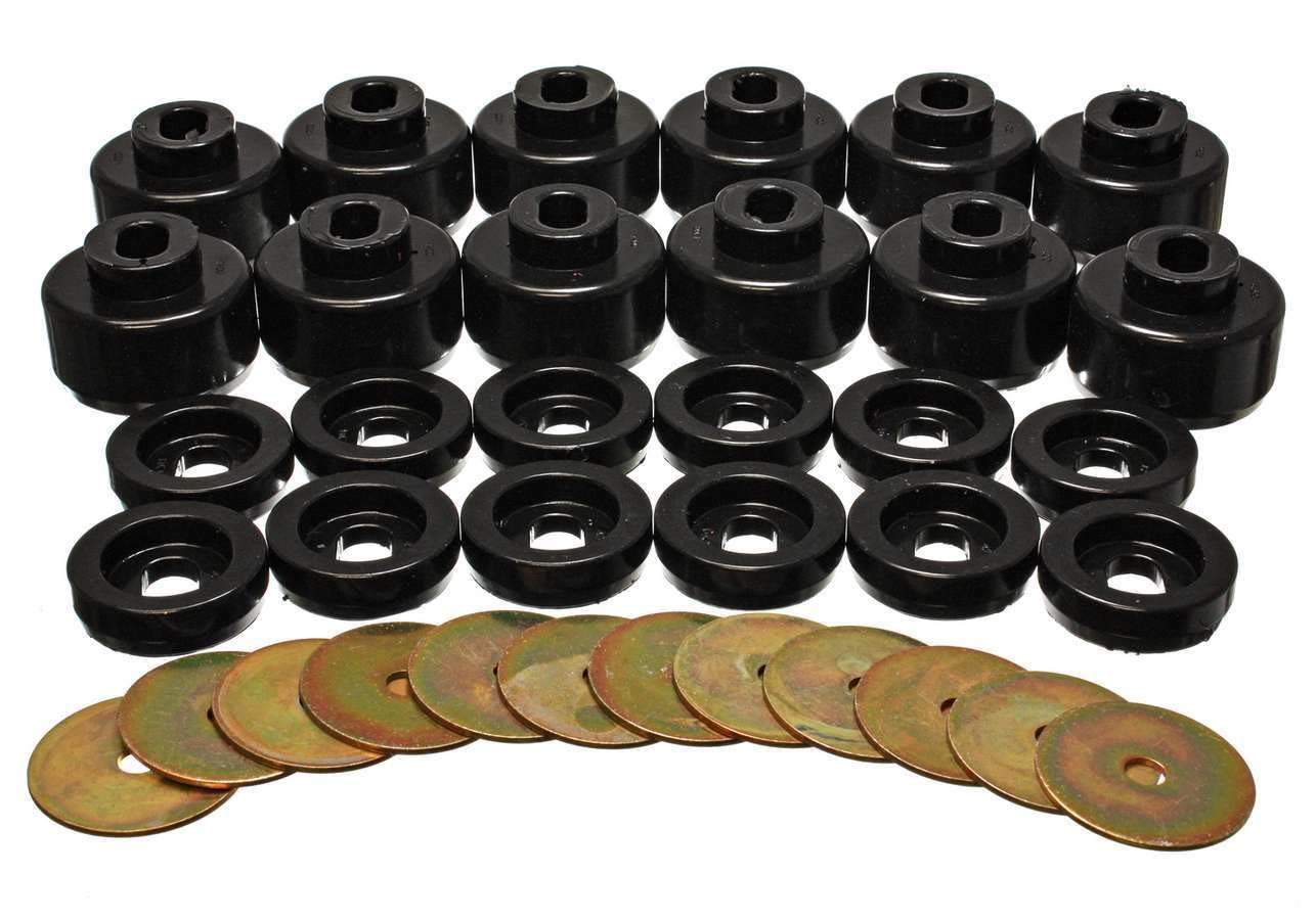 3.4156G Energy Suspension Body Mount Set, Black