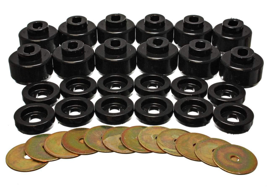 3.4156G Energy Suspension Body Mount Set, Black