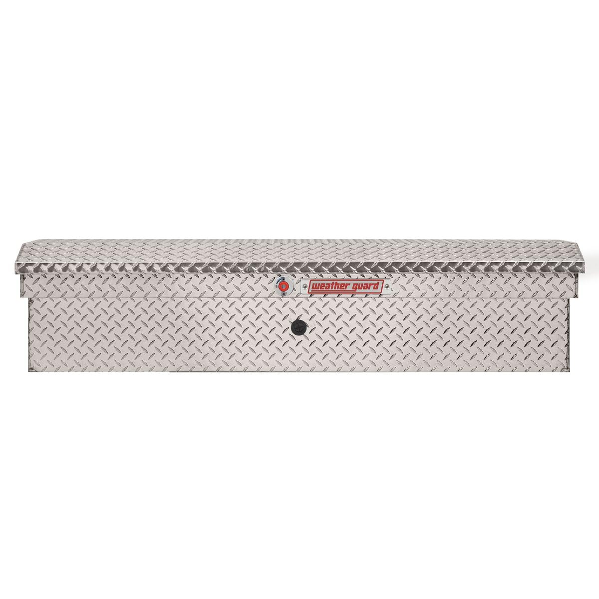 Weather Guard 56in Low Profile Model 178-0-04 Lo-Side Box, Aluminum, Clear, 4.0 cu ft