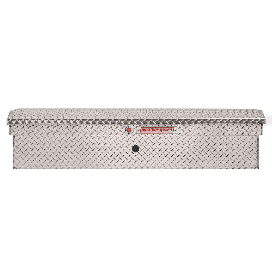 Weather Guard 56in Low Profile Model 178-0-04 Lo-Side Box, Aluminum, Clear, 4.0 cu ft