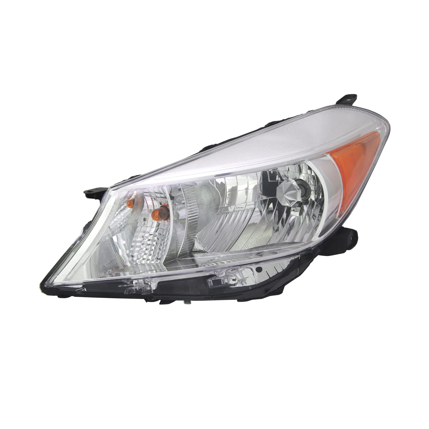 Left TYC Headlight Assembly Compatible with 2012-2014 Toyota Yaris