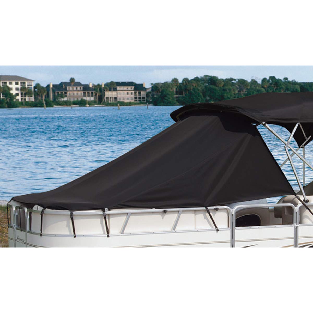 Pontoon Playpen Shade TAYLOR MADE PRODUCTS, Black (11'L x 8'W)