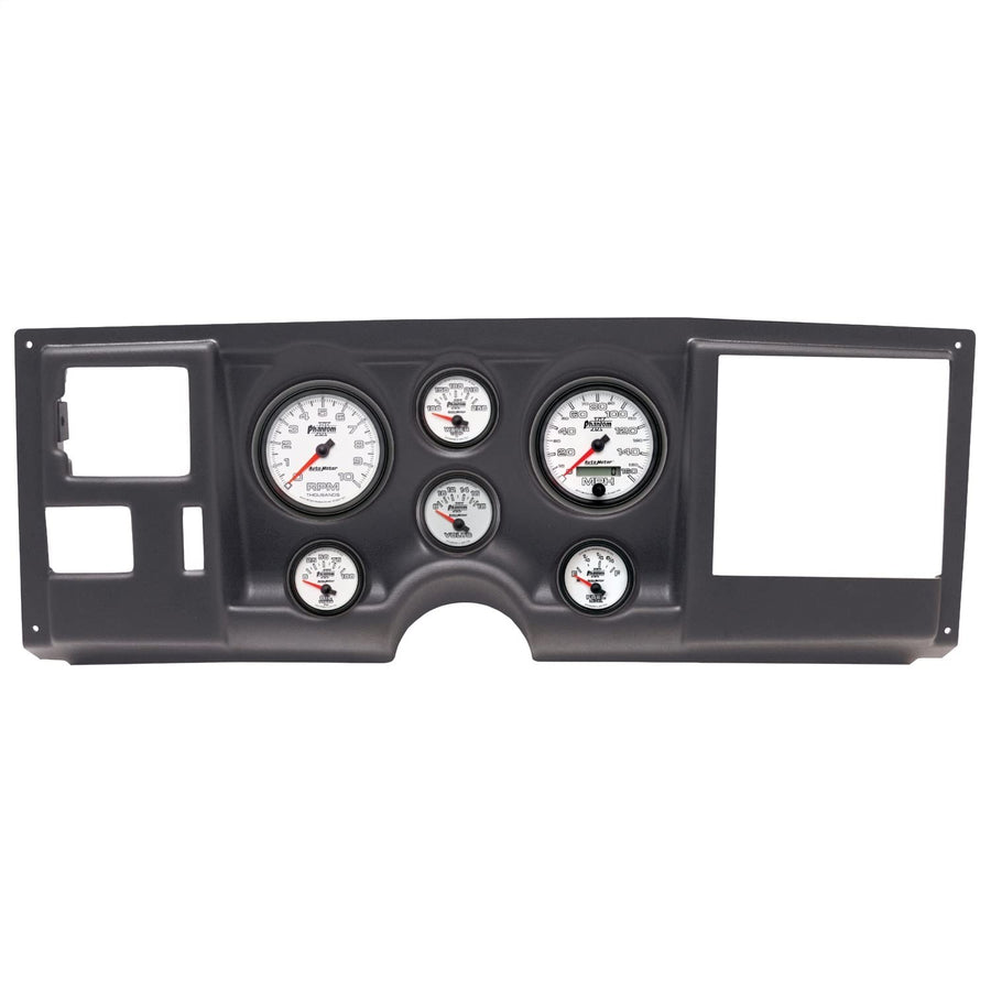 AUTO METER Direct Fit Dash Kit 2925-10, (3 3/8" X2, 2 1/16" X4), Chevy/Gmc Truck 88-94, Phantom Ii