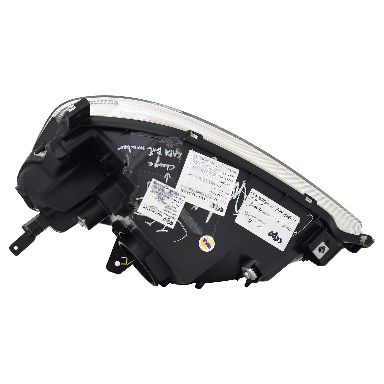 Right TYC Headlight Assembly Compatible with 2001-2003 Honda Civic