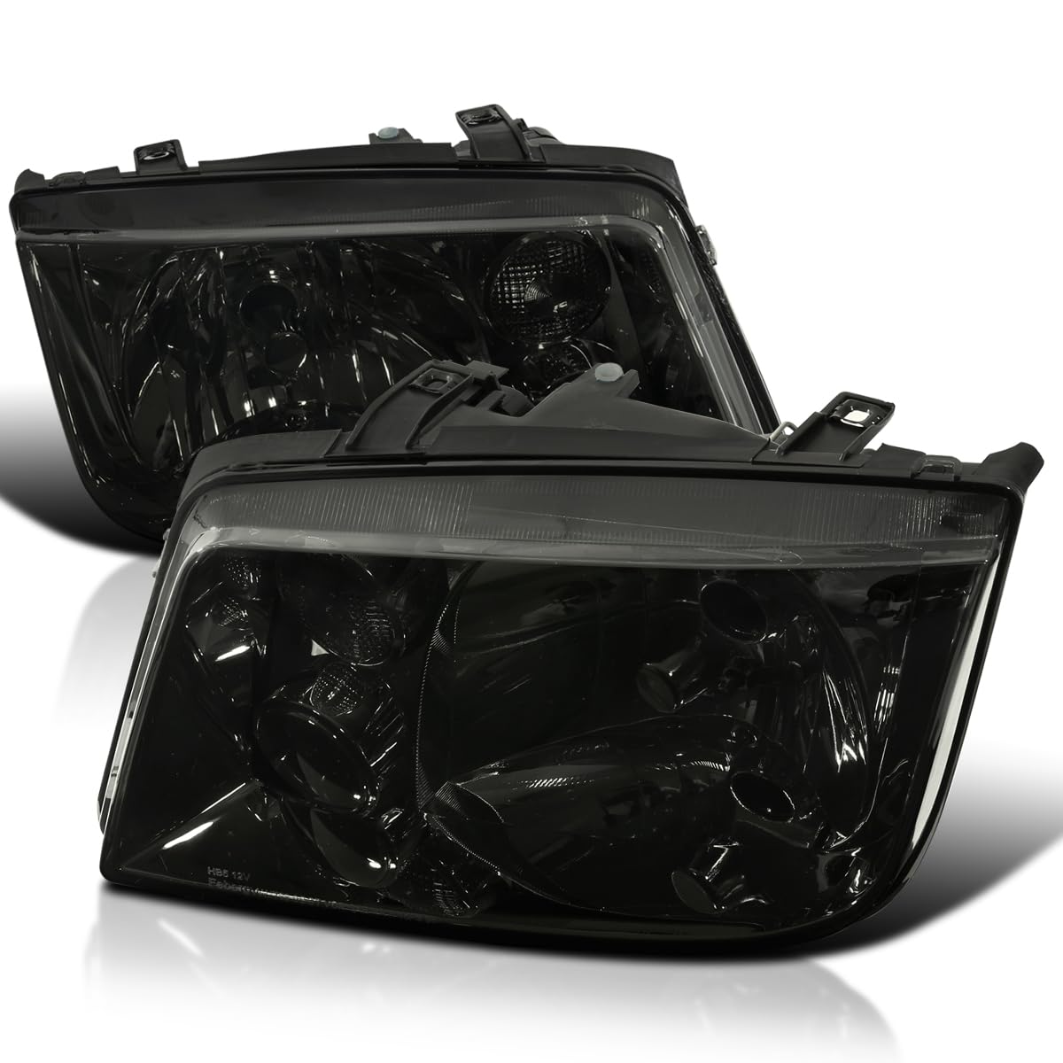 Smoke SPEC-D TUNING Headlights Compatible with 1999-2005 Volkswagen Jetta/Bora MK4