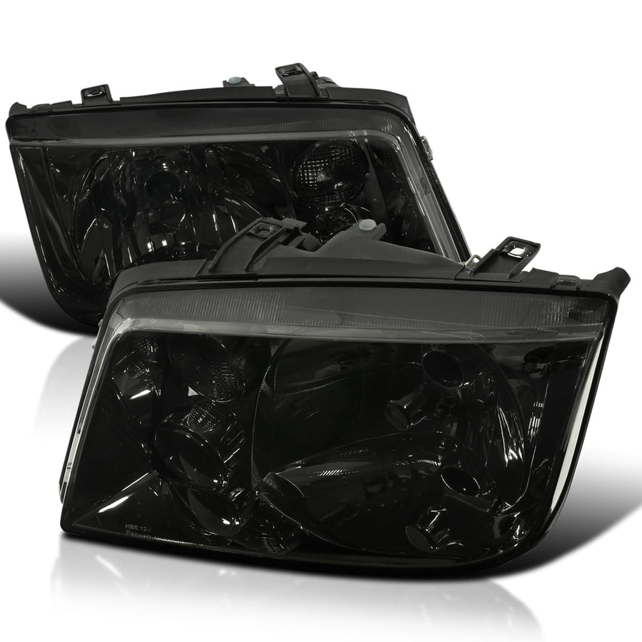 Smoke SPEC-D TUNING Headlights Compatible with 1999-2005 Volkswagen Jetta/Bora MK4