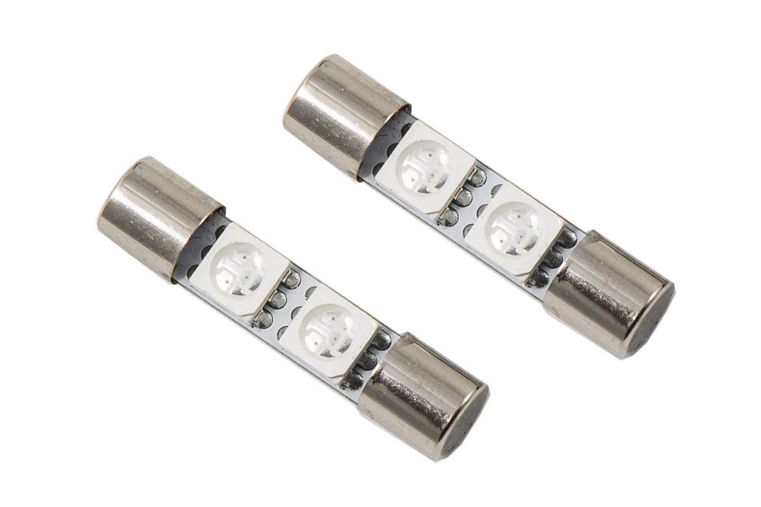 Amber 28mm SMF2 LED Bulb Pair Diode Dynamics