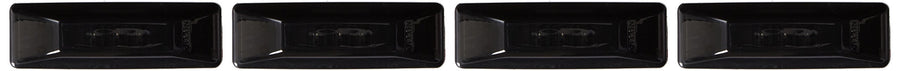 264130BK Recon LED Fender Lights 1994-2001 Dodge RAM Dually (4-Piece Set) - Smoked Lens with Black Trim
